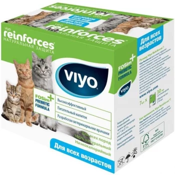Напиток пребиотический для кошек всех возрастов Viyo Reinforces All Ages Cat, 30 мл