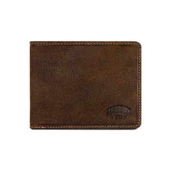 Бумажник Klondike Peter, коричневый, 12x9,5 см(KD1007-01)