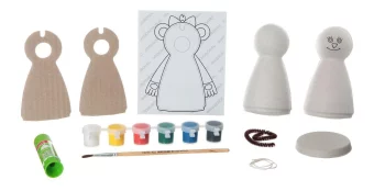 Набор для дет.творчества игрушка из шар-папье обезьянка (девочка), Bondibon