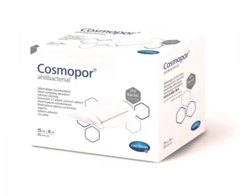 Повязка Cosmopor Antibacterial послеоперационная самоклеящаяся с серебром 15 х 6 см 25 шт.(901002)