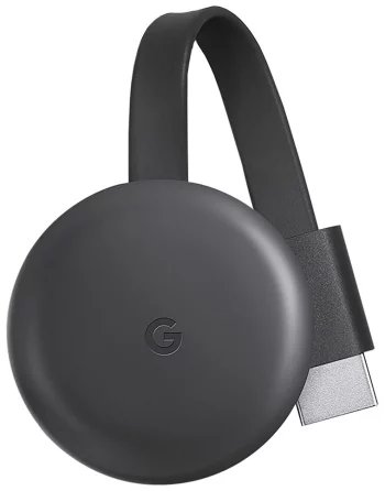 Медиаплеер Google Chromecast 2018 Black(Chromecast 2018)