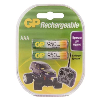 AAA Аккумулятор GP 95AAAHC, 2 шт. 950мAч