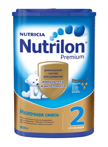 БЗМЖ Смесь молочная Nutrilon 2 Premium с 6 мес 800г