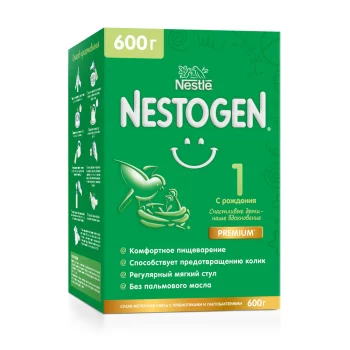 Смесь Nestogen 1 для регулярного мягкого стула 600г с рождения
