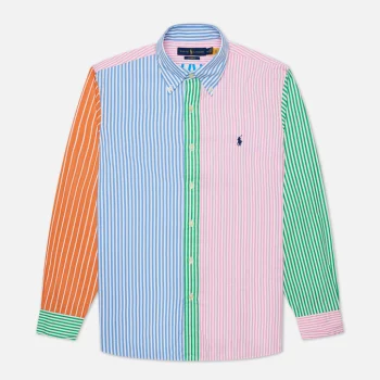 Рубашка мужская Polo Ralph Lauren 710-844564 голубая XL(710-844564)